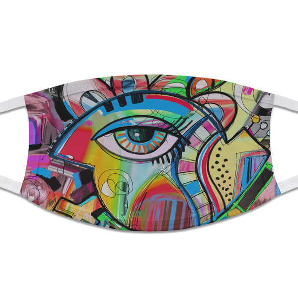 Custom Abstract Eye Painting Cloth Face Mask (T-Shirt Fabric)