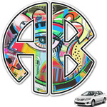 Abstract Eye Painting Monogram Car Decal