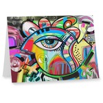 Abstract Eye Painting Note cards