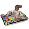 Abstract Eye Painting Outdoor Dog Beds - Large - IN CONTEXT