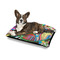 Abstract Eye Painting Outdoor Dog Beds - Medium - IN CONTEXT