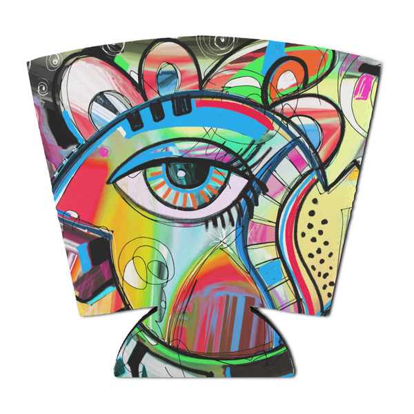 Custom Abstract Eye Painting Party Cup Sleeve - with Bottom