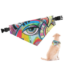 Abstract Eye Painting Dog Bandana - Medium