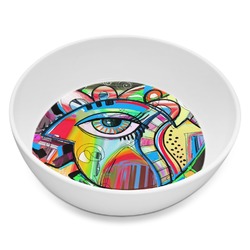 Abstract Eye Painting Melamine Bowl - 8 oz