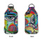 Abstract Eye Painting Sanitizer Holder Keychain - Large APPROVAL (Flat)