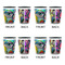 Abstract Eye Painting Shot Glassess - Two Tone - Set of 4 - APPROVAL