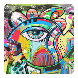 Abstract Eye Painting Square Decal - Medium