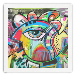Abstract Eye Painting Paper Dinner Napkins