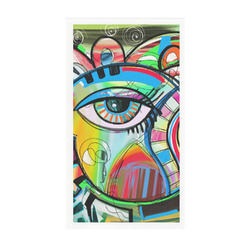 Abstract Eye Painting Guest Paper Towels - Full Color - Standard