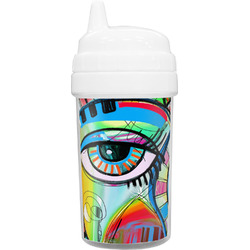 Abstract Eye Painting Sippy Cup
