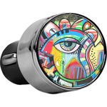 Abstract Eye Painting USB Car Charger