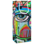 Abstract Eye Painting Wine Gift Bags - Matte