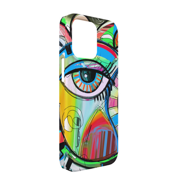 Custom Abstract Eye Painting iPhone Case - Plastic - iPhone 13