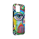 Abstract Eye Painting iPhone Case - Rubber Lined - iPhone 13 Mini