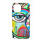 Abstract Eye Painting iPhone 13 Tough Case - Back