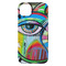 Abstract Eye Painting iPhone 14 Plus Case - Back