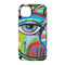 Abstract Eye Painting iPhone 14 Tough Case - Back