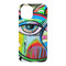 Abstract Eye Painting iPhone 15 Case - Back