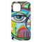 Abstract Eye Painting iPhone 15 Plus Tough Case - Back