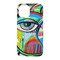 Abstract Eye Painting iPhone 15 Pro Case - Back