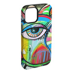 Abstract Eye Painting iPhone Case - Rubber Lined - iPhone 15 Pro Max