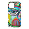 Abstract Eye Painting iPhone 15 Tough Case - Back