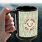 Deer 15oz. Black Mug - LIFESTYLE