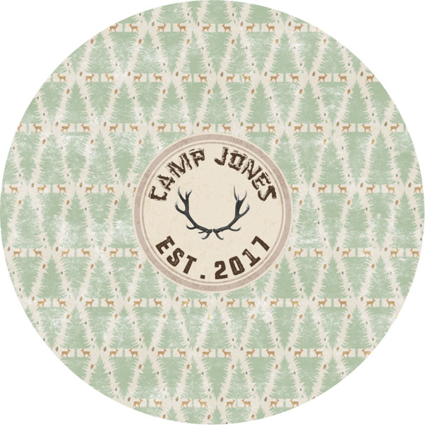 Custom Deer Multipurpose Round Labels - 3" (Personalized)