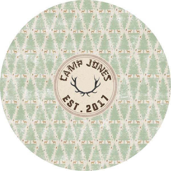 Custom Deer Multipurpose Round Labels - 5" (Personalized)