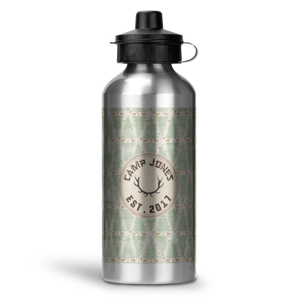 Custom Deer Water Bottle - Aluminum - 20 oz (Personalized)