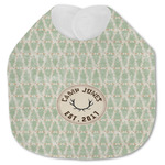 Deer Jersey Knit Baby Bib w/ Name or Text