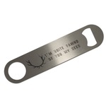 Deer Bar Bottle Opener - Silver w/ Name or Text