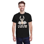 Deer T-Shirt - Black - 2XL (Personalized)