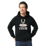 Deer Hoodie - Black - 2XL (Personalized)