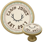 Deer Cabinet Knob - Gold (Personalized)