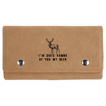 Deer Cards & Dice Set - Light Brown (Personalized)