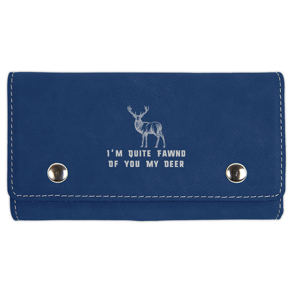 Custom Deer Cards & Dice Set - Navy Blue (Personalized)