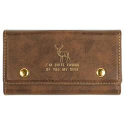 Deer Cards & Dice Set - Rustic Brown (Personalized)