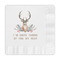 Deer Embossed Decorative Napkins (Personalized)