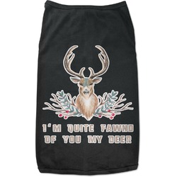 Deer Black Pet Shirt - S (Personalized)
