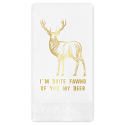 Deer Guest Napkins - Foil Stamped (Personalized)