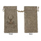 Deer Large Burlap Gift Bags - Front Approval