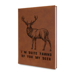 Deer Leather Sketchbook - Small - Double Sided (Personalized)