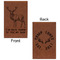 Deer Leatherette Sketchbooks - Small - Double Sided - Front & Back View