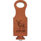 Deer Leatherette Wine Tote Single Sided - Front and Back