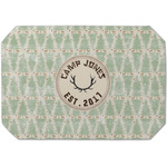 Deer Dining Table Mat - Octagon (Single-Sided) w/ Name or Text