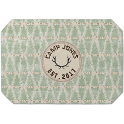Deer Dining Table Mat - Octagon (Single-Sided) w/ Name or Text