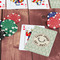 Deer On Table with Poker Chips