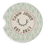 Deer Sandstone Car Coaster - Single (Personalized)