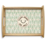 Deer Natural Wooden Tray - Large (Personalized)